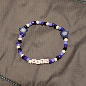 Olivia Rodrigo GUTS Tour Friendship Bracelet Handmade Glass & Novelty Star Beads